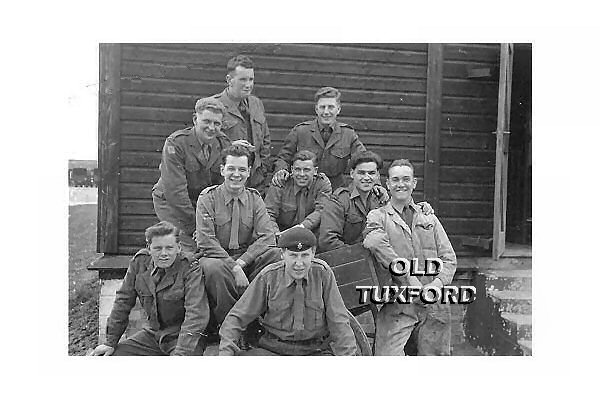 Soldiers at Tuxford Camp in 1955