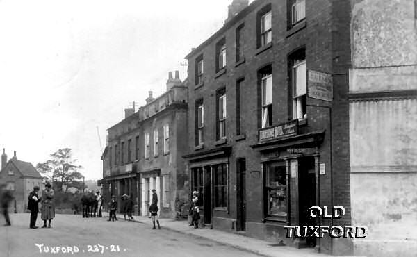 Looking down Eldon Street, postcard stamped 1922